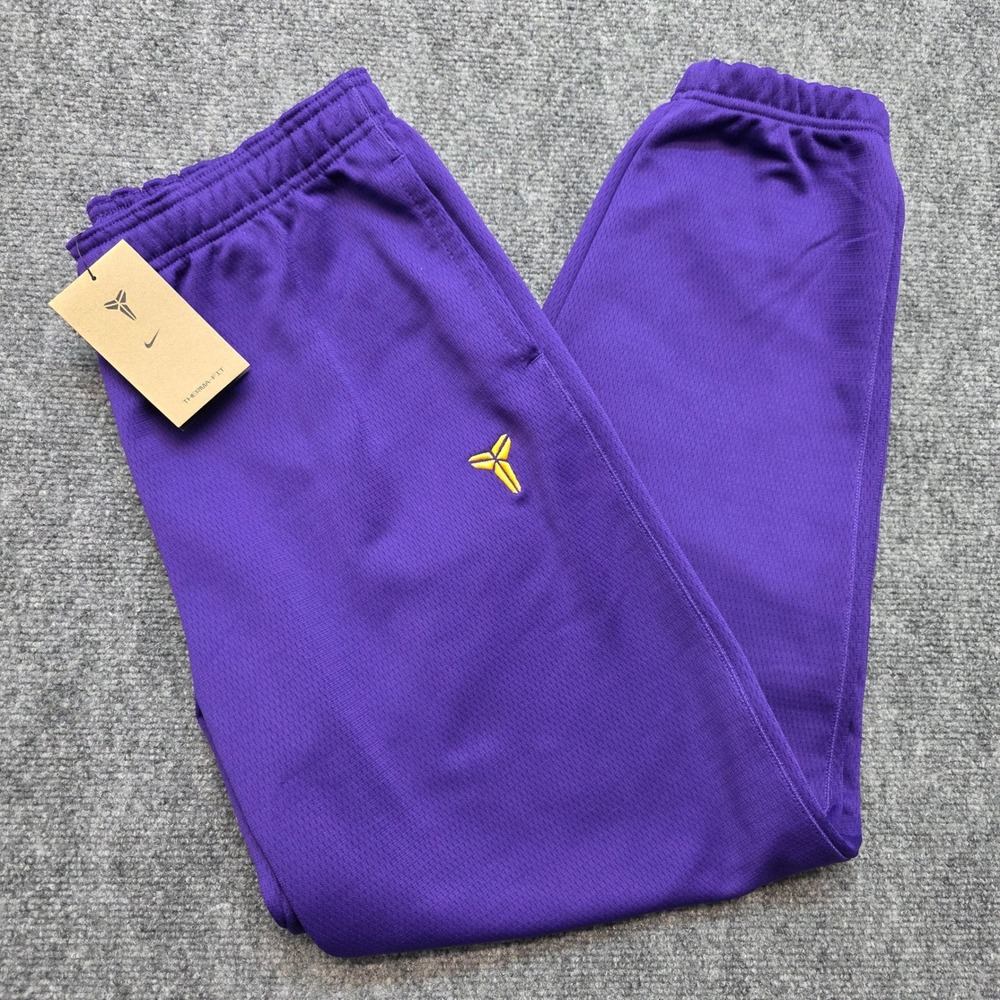 Nike Kobe Bryant Mamba Therma-FIT Basketball SweatPants Purple HJ8113-547 Sz XL